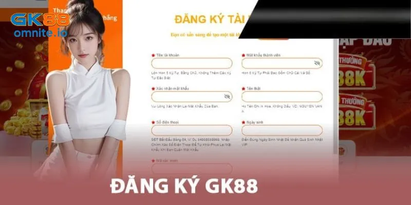 Các bước để đăng ký tài khoản chơi tại nhà cái