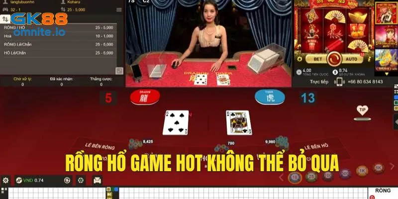 Dragon tiger trò chơi casino dễ chơi, hấp dẫn