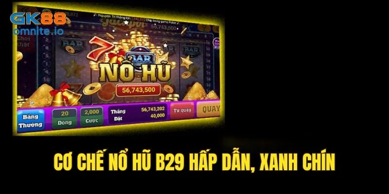Game nohu B29 có cơ chế nổ hũ hấp dẫn