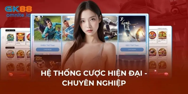 GK88 luôn cam kết cung cấp cho người chơi hệ thống cược hiện đại