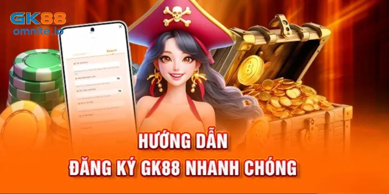 Hướng dẫn 3 bước để đăng ký tài khoản GK88 trên web