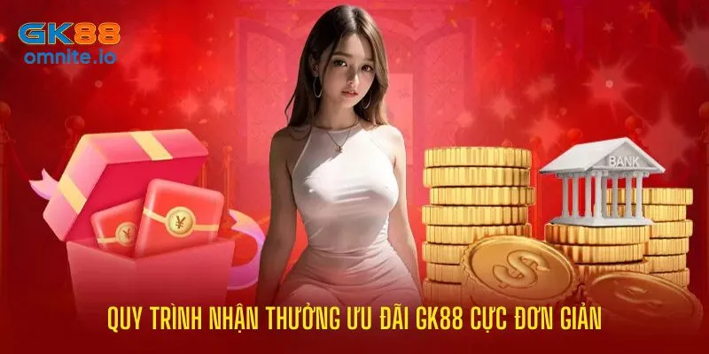 Quy trình nhận thưởng GK88 cực đơn giản